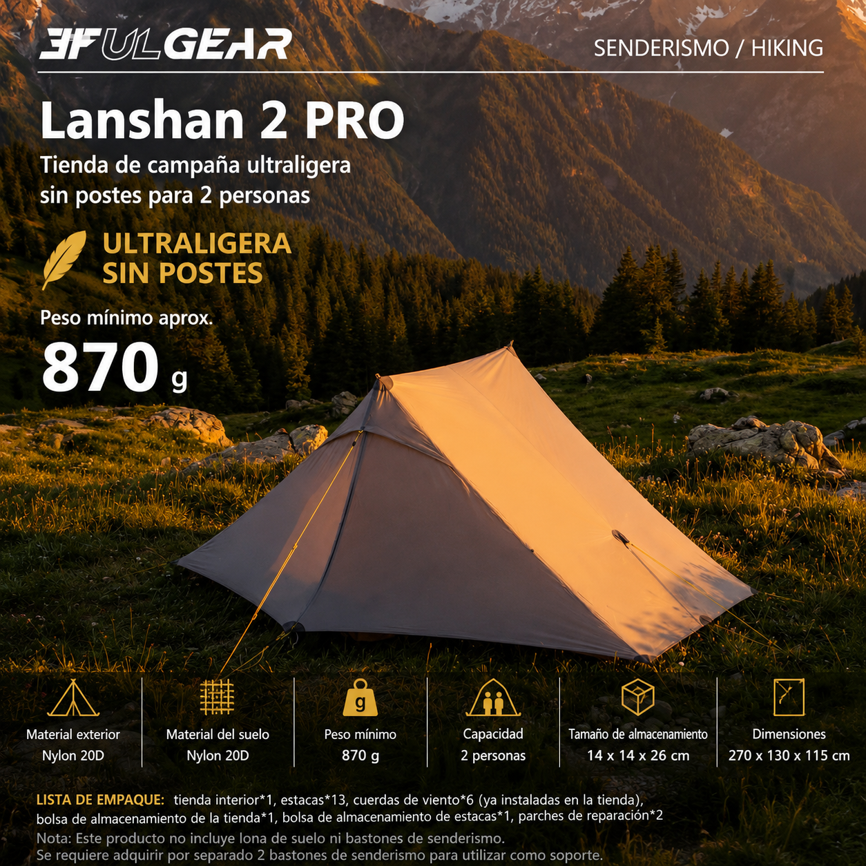 Carpa Lanshan 2 Pro