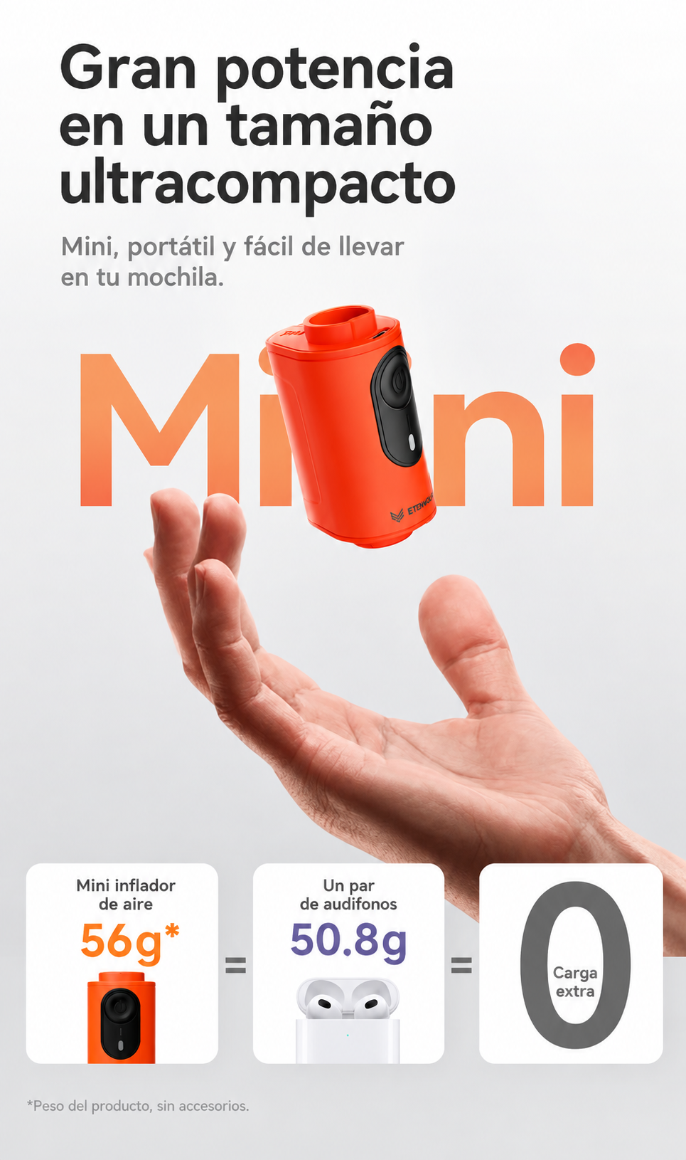 Bomba de aire portátil